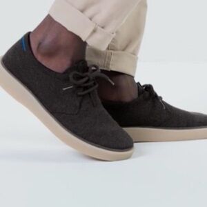 New Men’s ROTHY’s The Monty in Vintage brown, washable men’s shoe merino wool